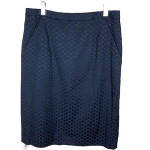 Milly of New York Navy Blue Pencil Skirt Size 8